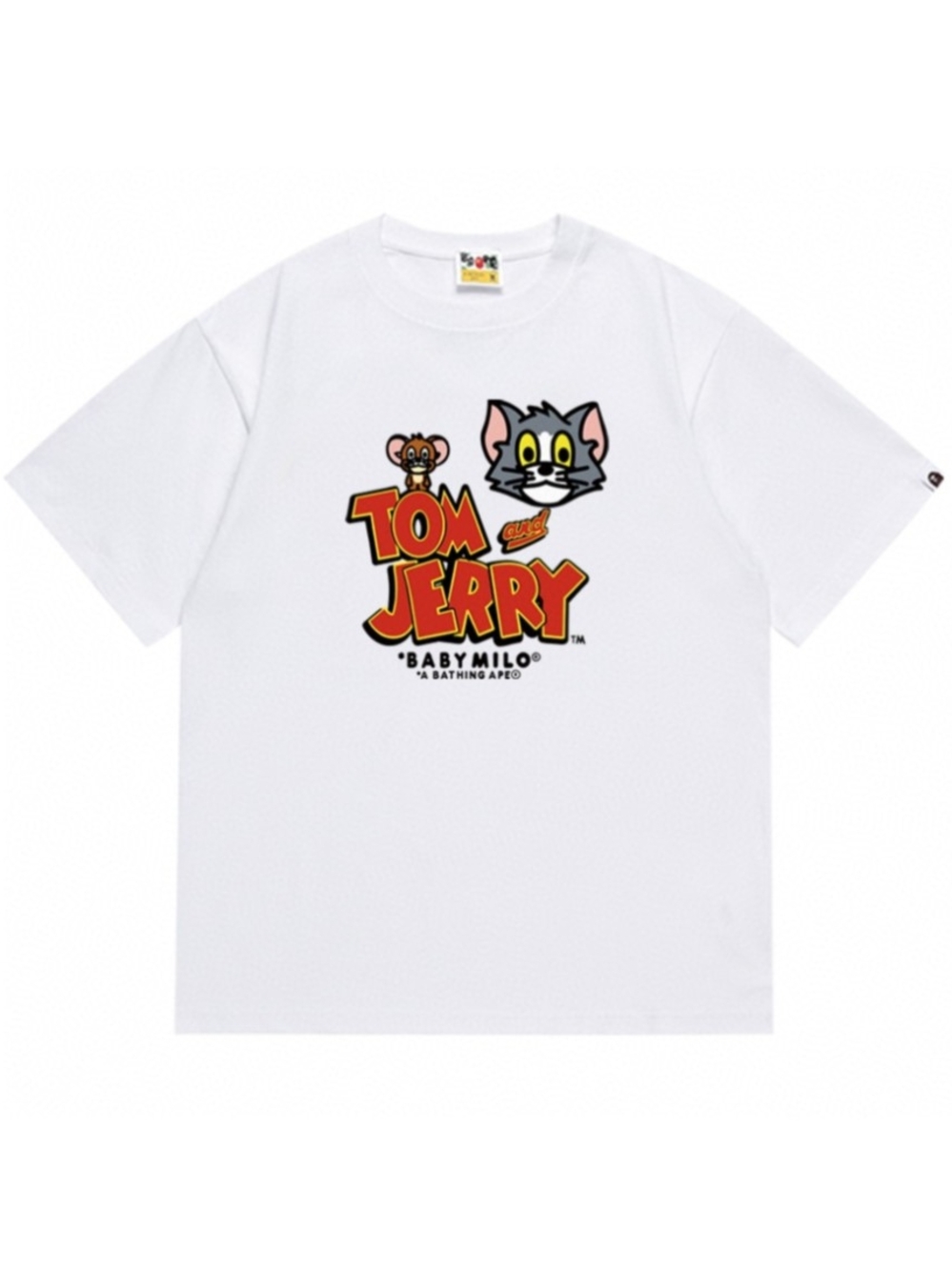 BAPE x Tom & Jerry Baby Milo Tee Bundle - Black & White